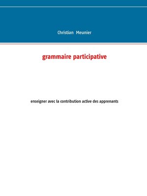 cover image of Grammaire participative